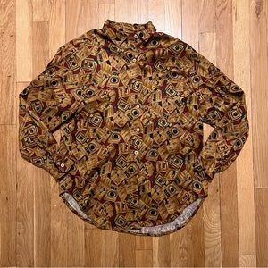 Vintage Banana Republic Safari & Travel Co. Passports Small Button Up Shirt